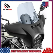 WOLFLINE Moto Headlight Fairing Windscreen for Honda Rebel CMX300/500 2020-2025