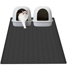 XXL Extra Large Silicone Cat Litter Trapping Mat for Scatter Control