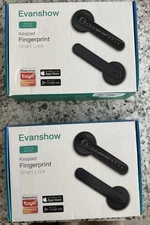 2 Fingerprint Smart Door Lock with Keypad Handle for Home, Apartment, Office,