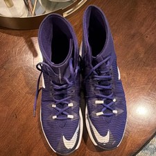 Tenis de baloncesto Nike Zoom Clear Out Court púrpura para hombre 844372-555 de caña alta