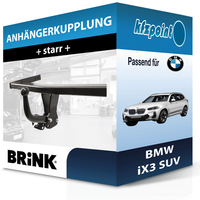 für BMW Ix3 SUV 07.2020-Jetzt Brink AnhäNgerkupplung Starr Neu