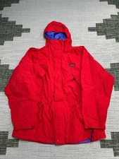 Vtg Patagonia Storm Jacket Unisex XL Red Nylon 90s 