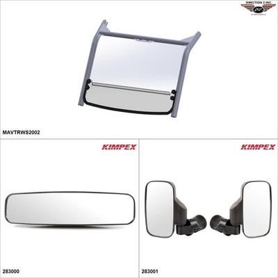 Direction2 Short Kit Windshield/mirrors - Kit #10074