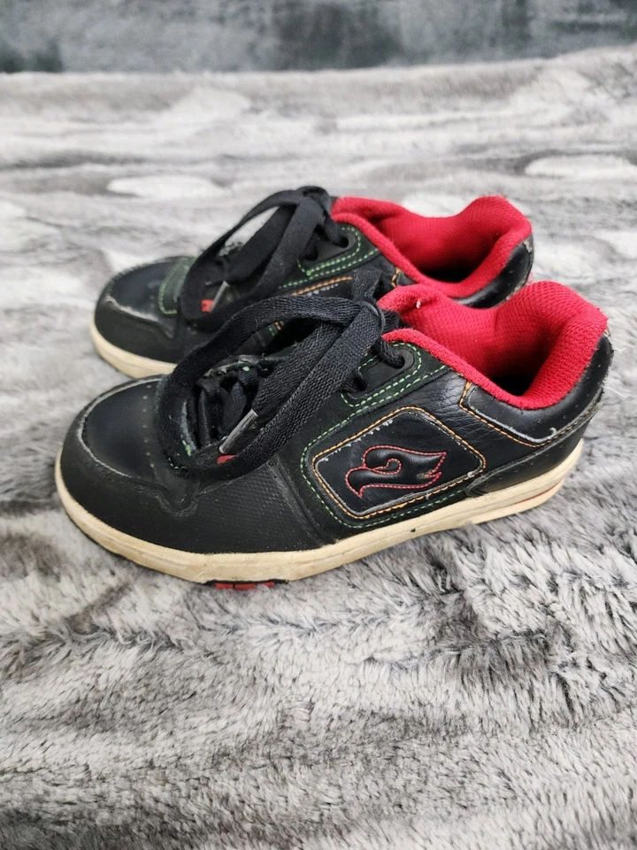 TONY HAWK туфли мальчика размер 13 красный/черный коньков низкий верх - Изображение 3 из 4