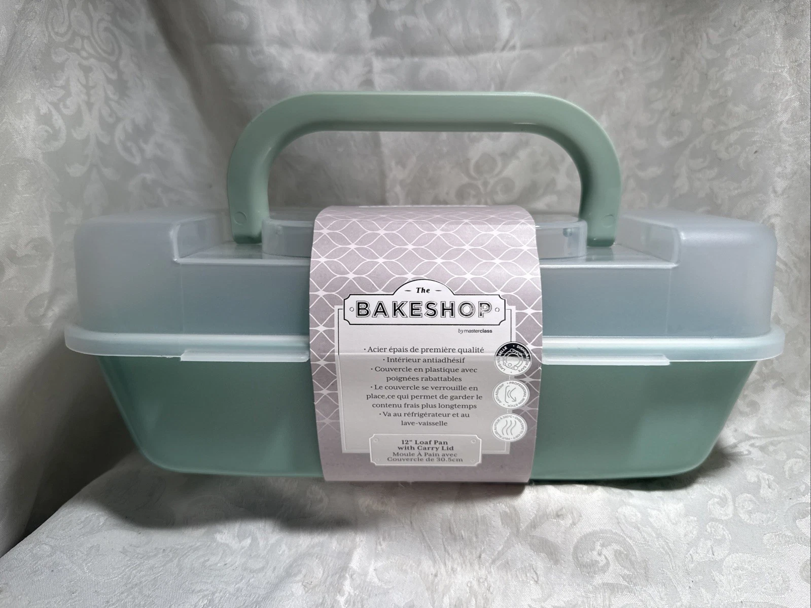 Masterclass Premium Loaf Pan Non Stick Heavy Gauge Steel 12" green w/lid - New
Opens in a new window