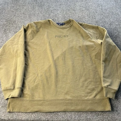 Polo Ralph Lauren — Vintage Polo Sport Ralph Lauren Sweater Men's XL Olive Green PRL-67 100% Cotton