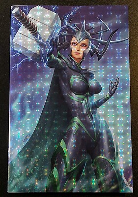 Skyline #4 Hera Mjolnir Cosplay Virgin 2d/3d FOIL Variant Dominguez Unique #1/1