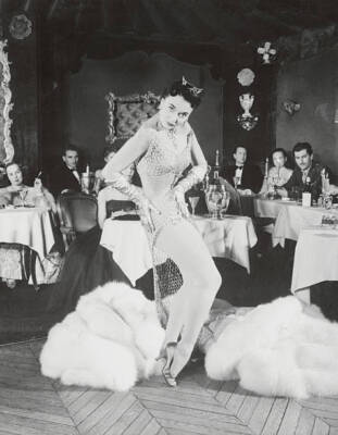 Ludmilla Tcherina Performing Striptease Dance 1955 Photo - Uncover in Undercover