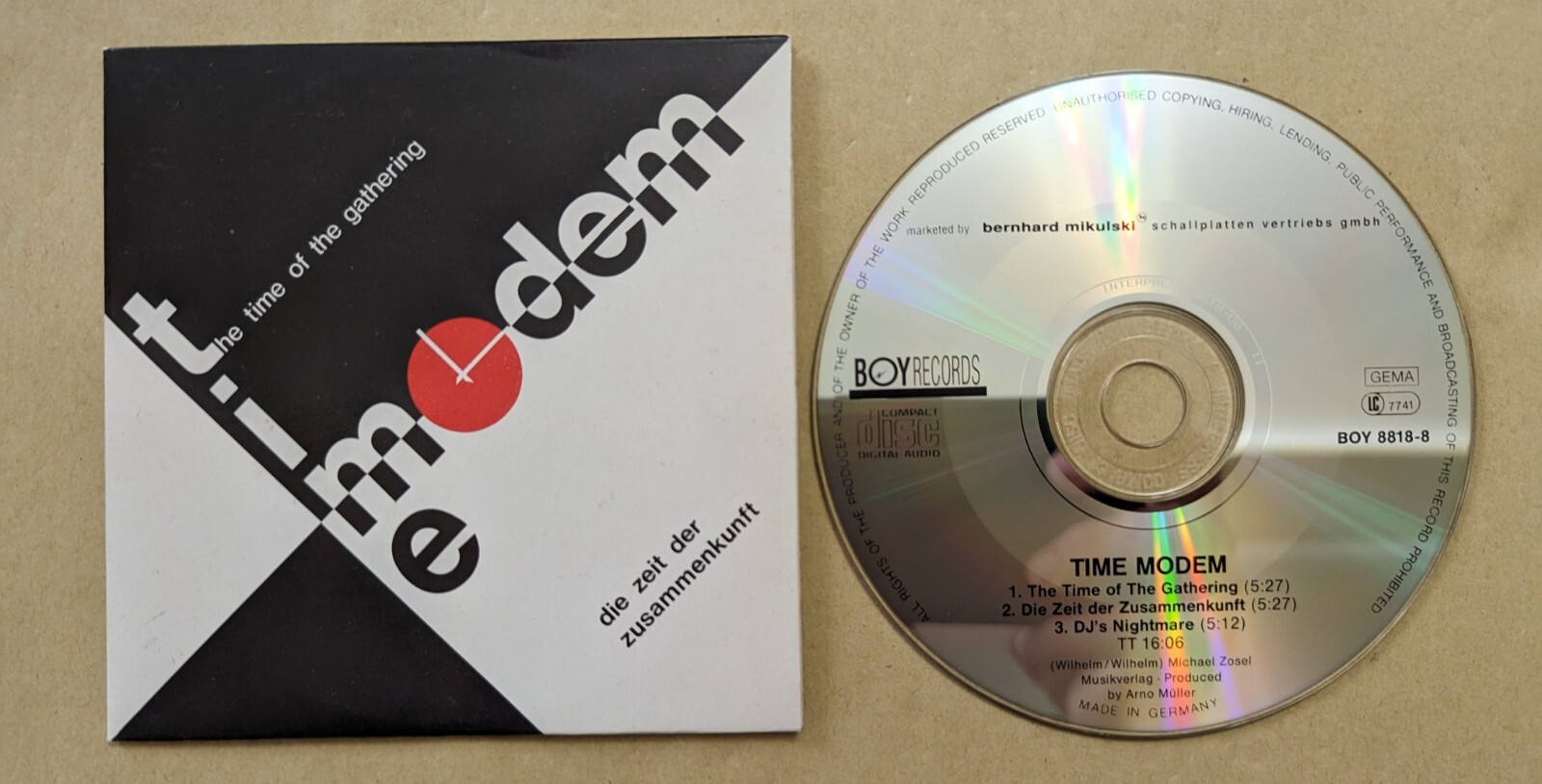 Time Modem- The Time Of The Gathering CDS- 3TRK SINGLE! ORIGINAL BOY ...