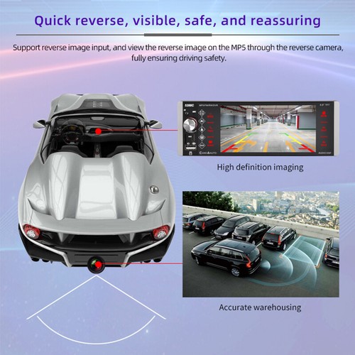 5.5 inch wince 1 Din Bluetooth Andriod Auto IPS Touchscreen Car Radio Carplay FM - Picture 7 of 17