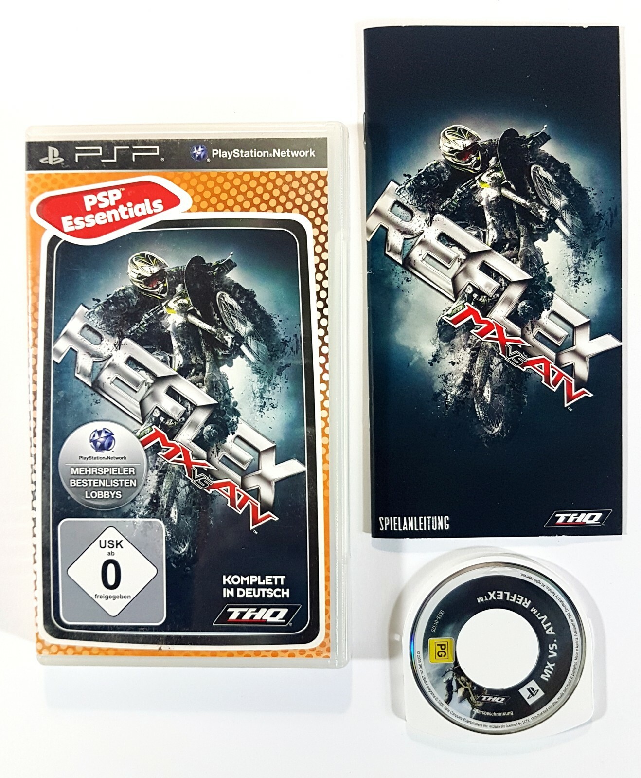 Sony Psp Jeu MX Vs. Atv Reflex Allemagne Pal Emballage D'Origine