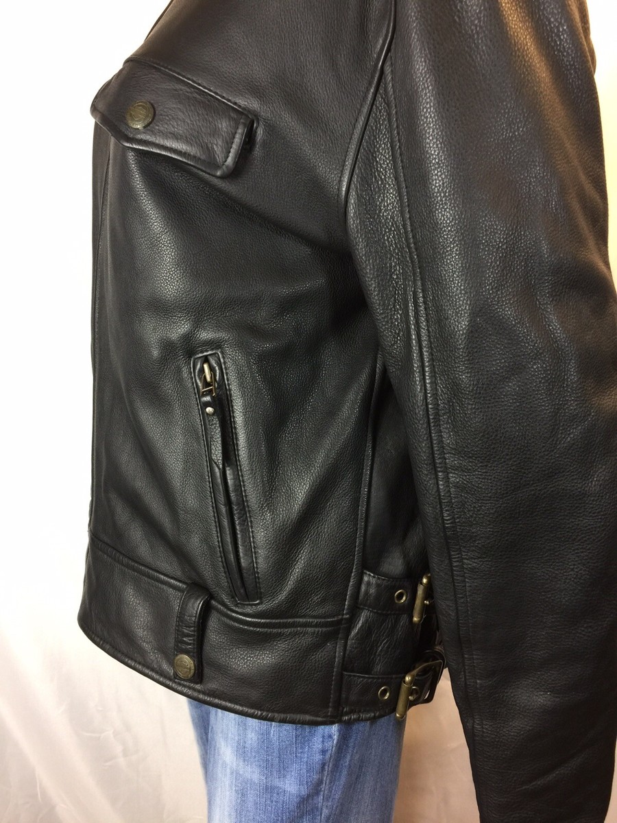 Harley Davidson Genuine Leather Motorcycle,SZ M ,Black Harley Davidson Genuine Leather Motorcycle,SZ M ,Black