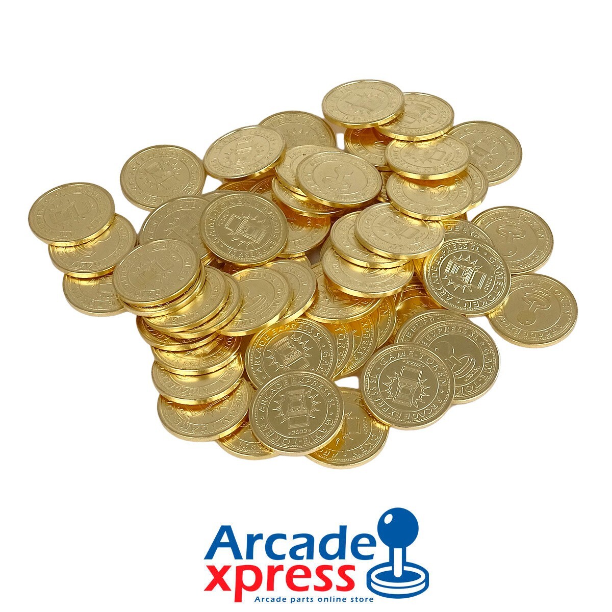 10 x Arcade Express Game Tokens Amusement Token Coins for