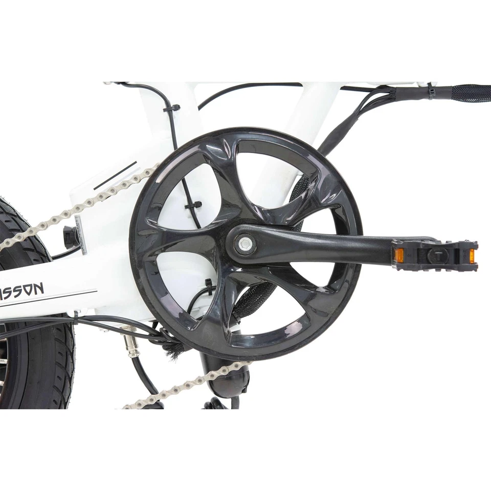 Chrisson Ertos16 E Bike 16" Klappfahrrad für Erwachsene 241Wh weiß 28cm B Ware - Bild 2 von 4