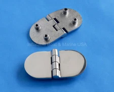 2 Each Boat Door Hatch Hinge Hidden Concealed Fastener 2-7/8"  Stainless Steel