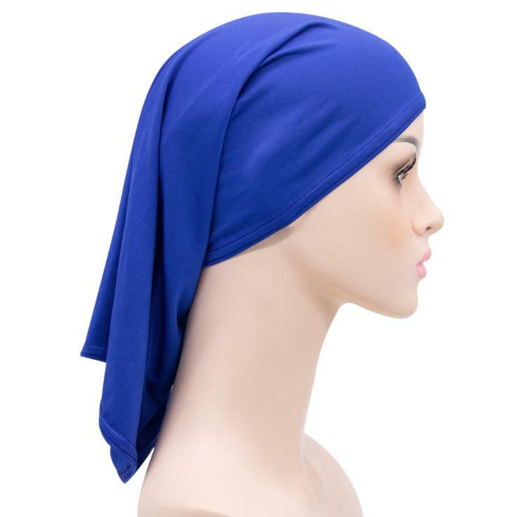Muslim Long Hair Head scarf Inner Hijab Caps Islamic