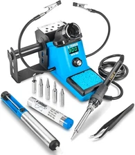 X-Tronic 9070-XR3 Heavy Duty 90 Watt Soldering Iron Station Kit with Accessories