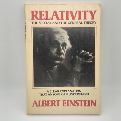 Relativity The Special And The General History Albert Einstein US 1961 Ed