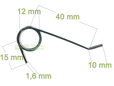 #ad #ad Feder für LIDL Parkside PLVA 40 Li A1 PLVA 40 Li B1 Vertikutierer Lüfterwalze EUR 1.01