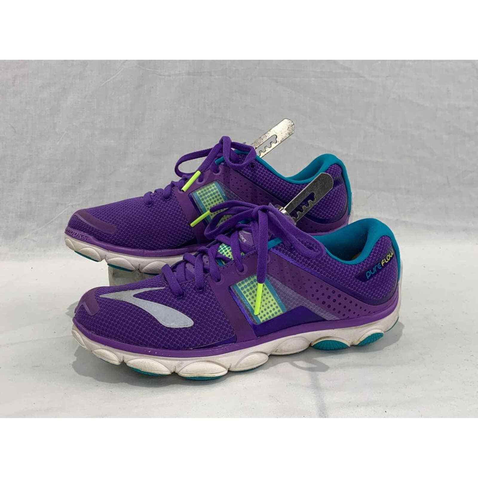 Brooks Pure Flow 4 Purple Running Shoes Womens Size 7… Gem