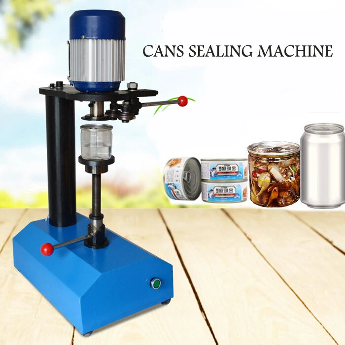Cans sealing sales machine