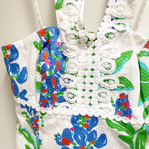 Lilly Pulitzer Isabel Dress Halter Resort Wedding Guest Attire Sz 0 Bluebonnet - Picture 3 of 6