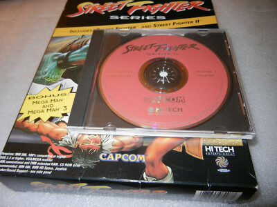 Street Fighter Series Big Box CD Rom Dos CD Megaman 1 & 3