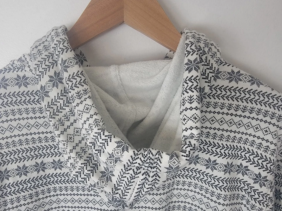 Lou & Grey 套头连帽运动衫女式 XXS 超大内衬冬季柔软 — 第 4/4 张图片