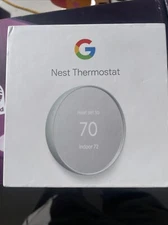 Google Nest Smart Thermostat, Snow - GA01334-US