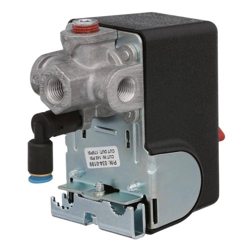 Pressure Switch 145 - 175 PSI Air Compressor Replacement Parts 4 Port W/ Bleeder - Picture 2 of 2