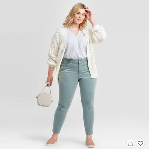 Women's Plus Mid-Rise Skinny Jeans 