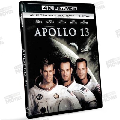NEW Apollo 13 (1995) 4K Ultra HD Blu-ray 2-Disc US Release Tom Hanks Kevin Bacon