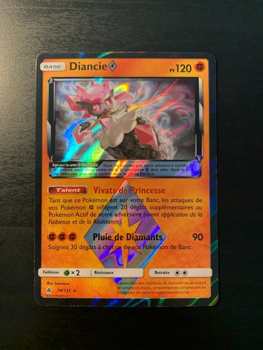 Carte Pokémon : Diancie Prisme 74/131 Lumière Interdite Française