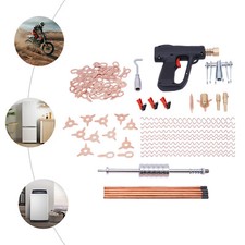 86x Stud Welder Dent Puller Kit Spot Welding Gun Pulling Hammer Repair Tool Kit
