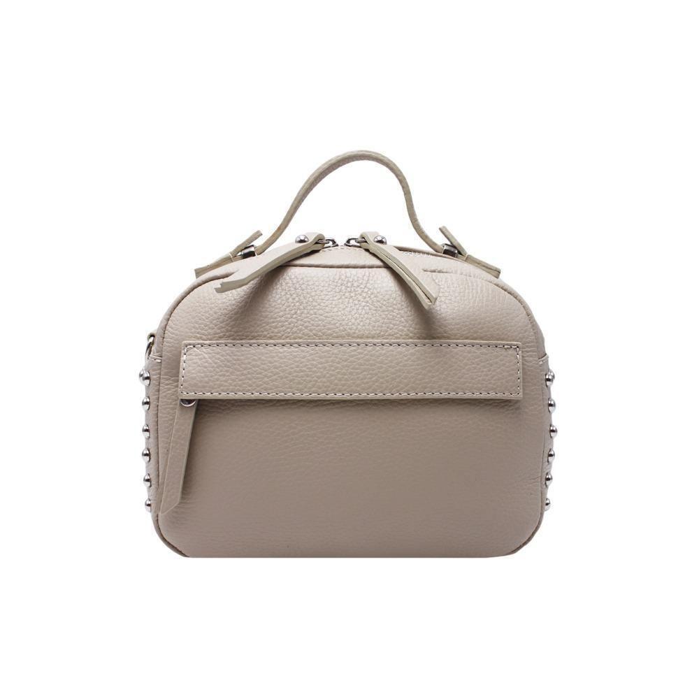 SAOLA Mini Borsa a Mano in Pelle con Borchie Made in Italy