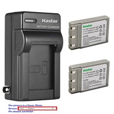 Kastar Battery AC Wall Charger for Konica Revio KD-400Z KD-410Z KD-420Z Camera