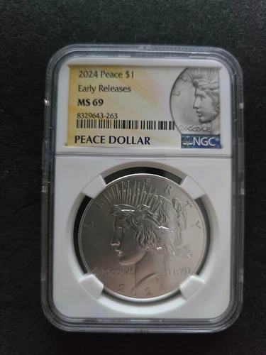 2024 $1 Peace Dollar NGC MS69 Early Releases