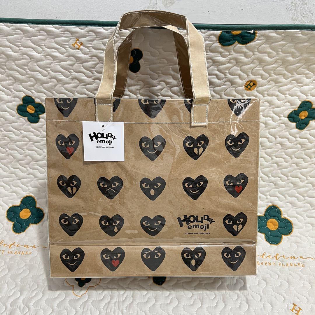 Comme Des Garcons Holiday Emoji Tote Bag | eBay