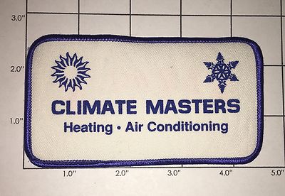 Climate Masters Patch - Vintage - Heating Air Conditioning 