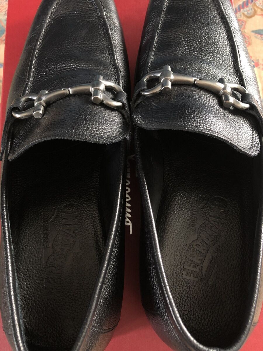 Salvatore Ferragamo Nero Pebble Calf Sz 8 1/2 | eBay Salvatore Ferragamo Nero Pebble Calf Sz 8 1/2 | eBay