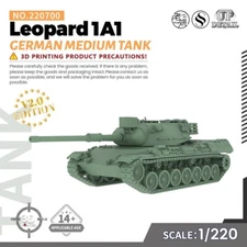 SSMODEL SS220700 1/220  Military Model Kit German Leopard 1A1 Medium Tank