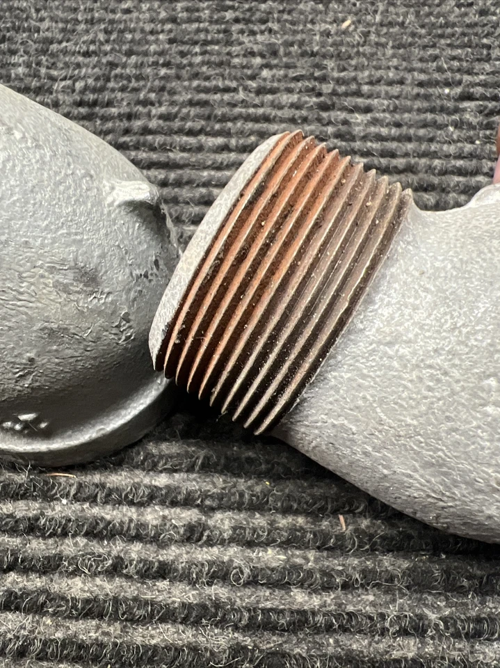 Lot of 2 Ward 1-1/2 in. MNPT x 1-1/2 in. Pipe Size FNPT Threaded 45 Degree Elbow - Image 3 of 4