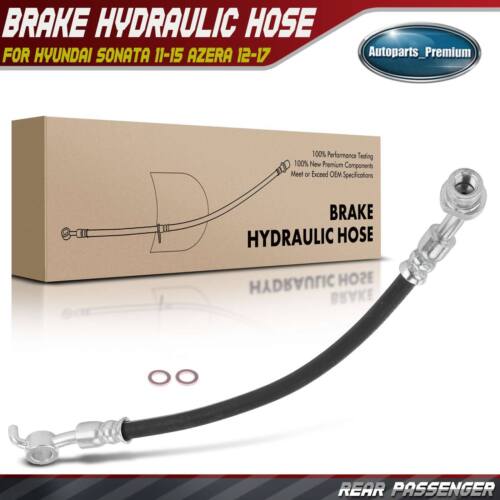 Rear Right Brake Hydraulic Hose For Hyundai Sonata 11-15 Azera 12-17 Kia Optima - Afbeelding 1 van 8