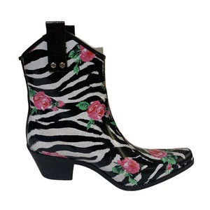 zebra cowboy boots