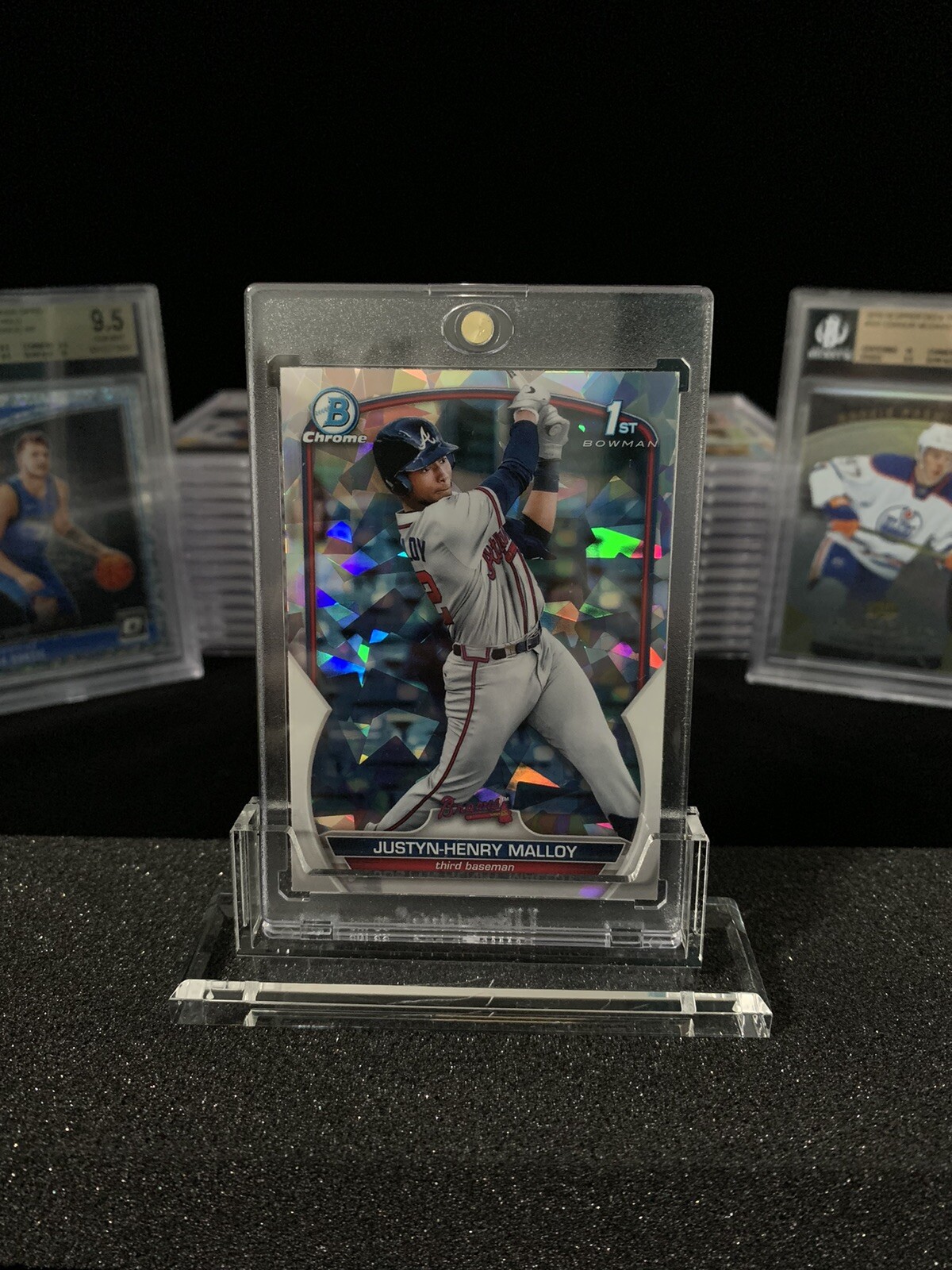 2023 Bowman Chrome 1st Justyn-Henry Malloy ATOMIC REFRACTOR #BCP-51 Braves