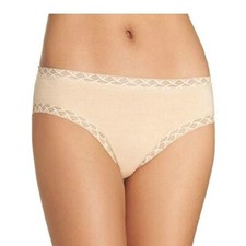 Natori BLISS 156058 Cosmetic Nude Beige Stretch Cotton Girl Brief - XL