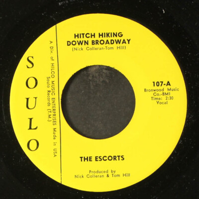 ESCORTS Single Soul Schallplatte 7'' 45 RPM M- SOULO