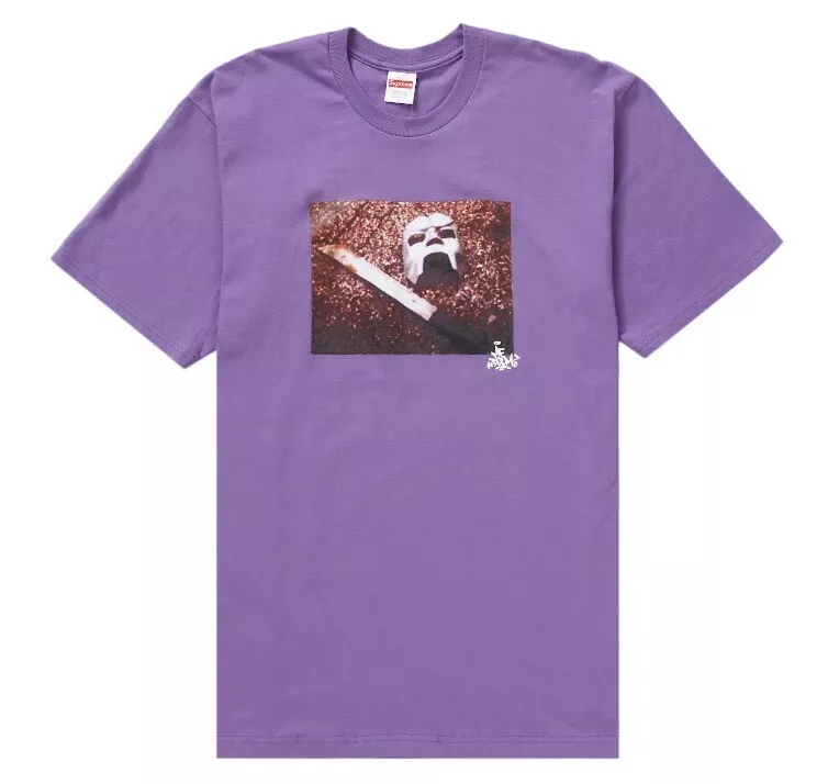 SUPREME MF DOOM TEE SHIRT | FW 2023 | Size M Dusty Purple