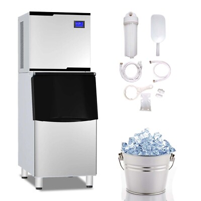 Kolice Commercial Automatic Ice Making Machine Auto Detection 550 LBS/DAY
