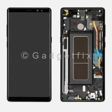 For Samsung Galaxy Note 8 Black OLED Display LCD Touch Screen Frame Replacement